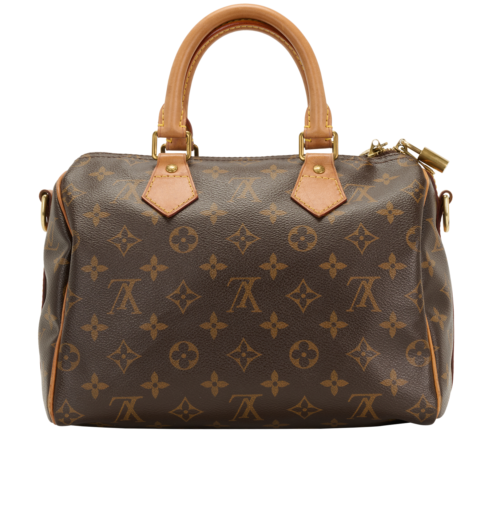 Speedy Bandouliere 25, &pound;995, Handbags, Brown, Canvas, Back view